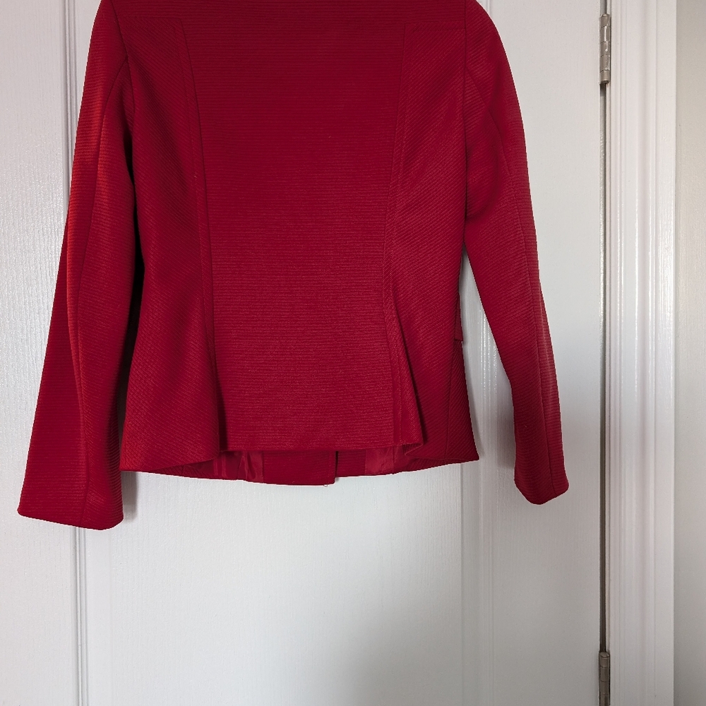 Women's red blazer